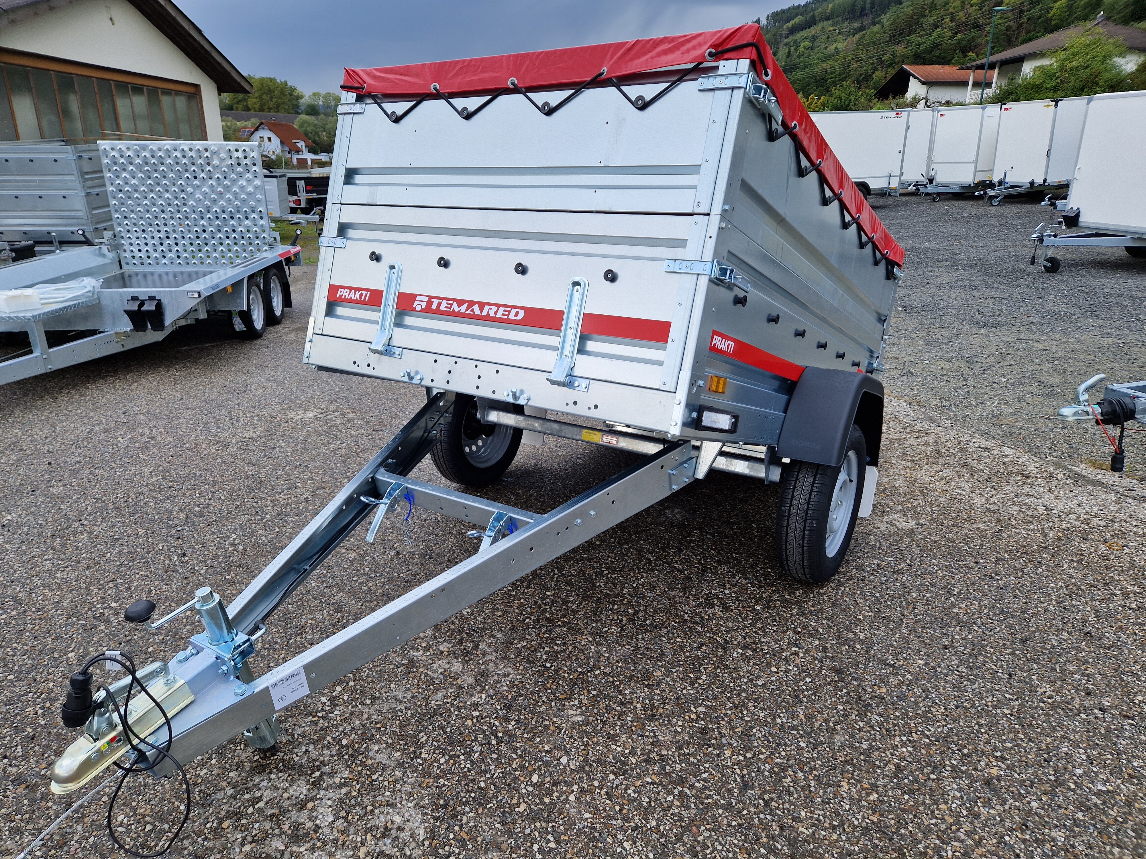 PKW-Anhänger, Autoanhänger, Deckelanhänger HP 2012 UAD, 2010 x 1250 x 850 mm, 750 kg ungebremst inkl. Kippdeichsel PKW-Anhänger, Autoanhänger, Deckelanhänger HP 2012 UAD, 2010 x 1250 x 850 mm, 750 kg ungebremst inkl. Kippdeichsel